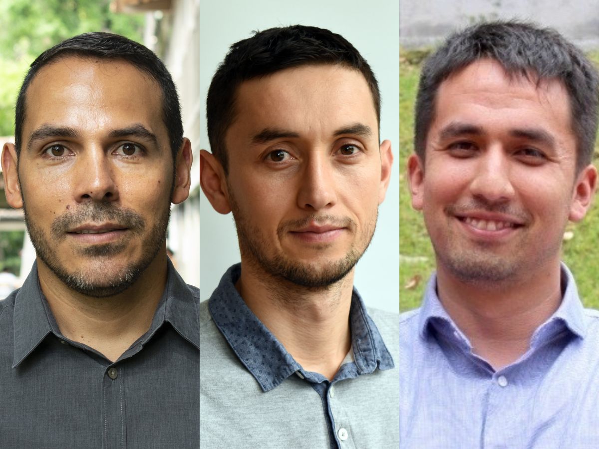 Harold Cardona-Trujillo, Juan Carlos Muñoz-Mora y Jorge Rueda, investigadores de Valor Público en el Centro de estudios e incidencia de EAFIT.